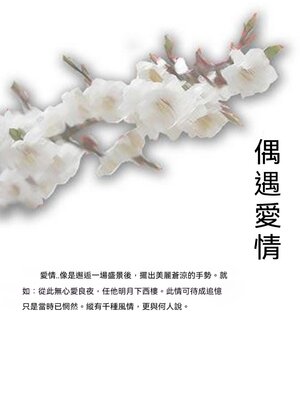 cover image of 偶遇愛情